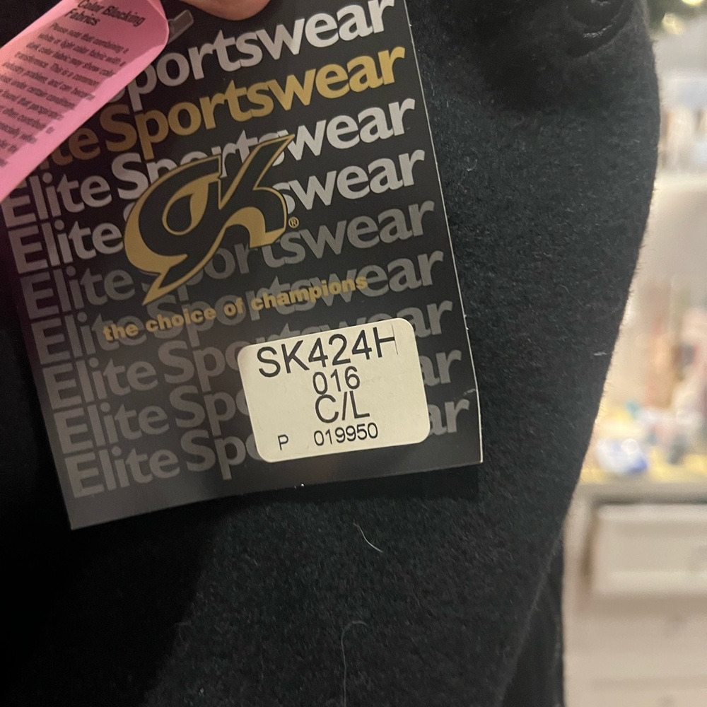 GK fleece youth large zip pants